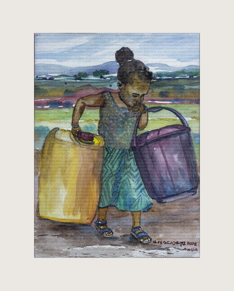 Fetching water