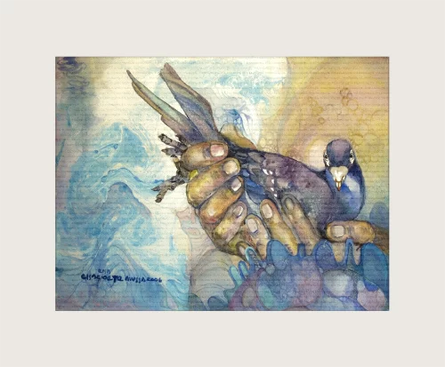 The hands of the saviour