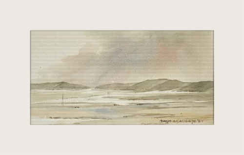 Walking in the lagoon